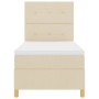 Cama con Box Spring y Colchón Crema Individual by , Beds and slatted bases - Ref: Foro24-3339586, Price: 335,38 €, Discount: %
