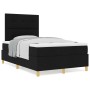 Cama con sommier de con colchón negra pequeña doble de tela | Foro24.es | Tu tienda online para hogar, jardín y más Foro24.es