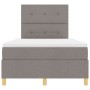 Cama Box Spring con Colchón Taupe Doble Pequeña Tela by , Beds and slatted bases - Ref: Foro24-3339606, Price: 388,43 €, Disc...