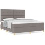 Cama con Base Primavera con Colchón Taupe Super King Tela de , Camas y somieres - Ref: Foro24-3339641, Precio: 621,35 €