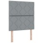 Cama Box Spring con Colchón Gris Claro 80x200 cm Tela by , Beds and slatted bases - Ref: Foro24-3339651, Price: 318,01 €, Dis...