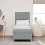 Cama Box Spring con Colchón Gris Claro 80x200 cm Tela by , Beds and slatted bases - Ref: Foro24-3339651, Price: 318,01 €, Dis...