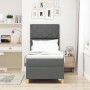 Cama Box Spring con Colchón Gris Oscuro 80x200 cm Tela by , Beds and slatted bases - Ref: Foro24-3339652, Price: 329,58 €, Di...