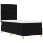 Cama Box Spring con Colchón Negro 80x200 cm Tela | Foro24.es | Tu tienda online para hogar, jardín y más Foro24.es