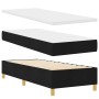 Cama Box Spring con Colchón Negro 80x200 cm Tela | Foro24.es | Tu tienda online para hogar, jardín y más Foro24.es