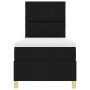 Cama Box Spring con Colchón Negro 80x200 cm Tela | Foro24.es | Tu tienda online para hogar, jardín y más Foro24.es
