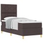 Cama con Somier y Colchón Marrón Oscuro 80x200 cm Tela | Foro24.es | Tu tienda online para hogar, jardín y más Foro24.es