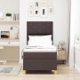 Cama con Somier y Colchón Marrón Oscuro 80x200 cm Tela | Foro24.es | Tu tienda online para hogar, jardín y más Foro24.es
