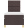 Cama con Somier y Colchón Marrón Oscuro 80x200 cm Tela | Foro24.es | Tu tienda online para hogar, jardín y más Foro24.es