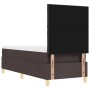 Cama con Somier y Colchón Marrón Oscuro 80x200 cm Tela | Foro24.es | Tu tienda online para hogar, jardín y más Foro24.es