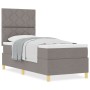 Cama con Base con colchón Taupe 80x200 cm Tela | Foro24.es | Tu tienda online para hogar, jardín y más Foro24.es