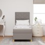 Cama con Base con colchón Taupe 80x200 cm Tela | Foro24.es | Tu tienda online para hogar, jardín y más Foro24.es