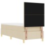 Cama con Somier y Colchón Crema 80x200 cm Tela by , Beds and slatted bases - Ref: Foro24-3339656, Price: 327,95 €, Discount: %