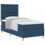 Cama con Base con Colchón Azul Individual de Tela by , Beds and slatted bases - Ref: Foro24-3339664, Price: 328,03 €, Discoun...