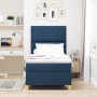Cama con Base con Colchón Azul Individual de Tela by , Beds and slatted bases - Ref: Foro24-3339664, Price: 328,03 €, Discoun...