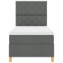 Cama Box Spring con Colchón Gris Oscuro 90x200 cm Tela | Foro24.es | Tu tienda online para hogar, jardín y más Foro24.es