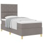 Cama con Box Spring y Colchón Taupe 90x200 cm Tela | Foro24.es | Tu tienda online para hogar, jardín y más Foro24.es