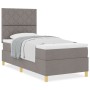 Cama con Box Spring y Colchón Taupe 90x200 cm Tela | Foro24.es | Tu tienda online para hogar, jardín y más Foro24.es