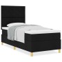 Cama con Somier y Colchón Negra 100x200 cm Tela by , Beds and slatted bases - Ref: Foro24-3339674, Price: 347,09 €, Discount: %