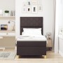 Cama Box Spring con Colchón Marrón Oscuro 100x200 cm Tela von , Betten und Lattenroste - Ref: Foro24-3339675, Preis: 353,93 €...