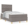 Cama con Box Spring con Colchón Taupe Doble Chica de Tela | Foro24.es | Tu tienda online para hogar, jardín y más Foro24.es