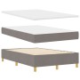 Cama con Box Spring con Colchón Taupe Doble Chica de Tela | Foro24.es | Tu tienda online para hogar, jardín y más Foro24.es