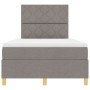 Cama con Box Spring con Colchón Taupe Doble Chica de Tela | Foro24.es | Tu tienda online para hogar, jardín y más Foro24.es