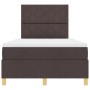 Cama con Somier con Colchón Marrón Oscuro 120x200 cm Tela von , Betten und Lattenroste - Ref: Foro24-3339689, Preis: 399,65 €...