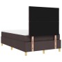 Cama con Somier con Colchón Marrón Oscuro 120x200 cm Tela von , Betten und Lattenroste - Ref: Foro24-3339689, Preis: 399,65 €...