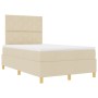 Cama Box Spring con Colchón Crema 120x200 cm Tela | Foro24.es | Tu tienda online para hogar, jardín y más Foro24.es