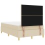 Cama Box Spring con Colchón Crema 120x200 cm Tela | Foro24.es | Tu tienda online para hogar, jardín y más Foro24.es