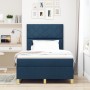 Cama Box Spring con Colchón Azul 120x200 cm Tela | Foro24.es | Tu tienda online para hogar, jardín y más Foro24.es