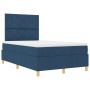 Cama Box Spring con Colchón Azul 120x200 cm Tela | Foro24.es | Tu tienda online para hogar, jardín y más Foro24.es