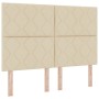 Cama Box Spring con Colchón Crema 140x190 cm Tela | Foro24.es | Tu tienda online para hogar, jardín y más Foro24.es