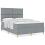 Cama de Base con Colchón Gris Claro 140x200 cm Tela | Foro24.es | Tu tienda online para hogar, jardín y más Foro24.es