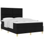 Cama con Somier con Colchón Negra 140x200 cm Tela by , Beds and slatted bases - Ref: Foro24-3339702, Price: 512,22 €, Discoun...