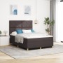Cama con Box Spring y Colchón Marrón Oscuro 140x200 cm Tela | Foro24.es | Tu tienda online para hogar, jardín y más Foro24.es
