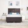 Cama con Box Spring y Colchón Marrón Oscuro 140x200 cm Tela | Foro24.es | Tu tienda online para hogar, jardín y más Foro24.es