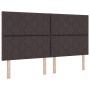 Cama con base y colchón marrón oscuro Super King tela by , Beds and slatted bases - Ref: Foro24-3339717, Price: 623,25 €, Dis...