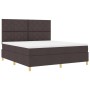 Cama con base y colchón marrón oscuro Super King tela by , Beds and slatted bases - Ref: Foro24-3339717, Price: 623,25 €, Dis...