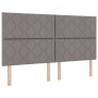 Cama con Somier con Colchón Taupe Super King Tela by , Beds and slatted bases - Ref: Foro24-3339718, Price: 678,59 €, Discoun...