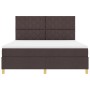 Cama con base y colchón marrón oscuro Super King tela by , Beds and slatted bases - Ref: Foro24-3339717, Price: 623,25 €, Dis...