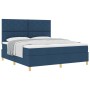 Cama de muelles con colchón azul super king de tela by , Beds and slatted bases - Ref: Foro24-3339720, Price: 636,13 €, Disco...