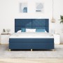 Cama de muelles con colchón azul super king de tela by , Beds and slatted bases - Ref: Foro24-3339720, Price: 636,13 €, Disco...