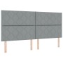 Cama con Base de Muelles y Colchón Gris Claro 200x200 cm Tela | Foro24.es | Tu tienda online para hogar, jardín y más Foro24.es