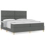 Cama con Somier y Colchón Gris Oscuro 200x200 cm Tela by , Beds and slatted bases - Ref: Foro24-3339722, Price: 654,03 €, Dis...