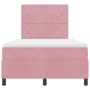 Cama Box Spring con colchón terciopelo rosa 120x200 cm von , Betten und Lattenroste - Ref: Foro24-3339763, Preis: 423,84 €, R...