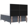 Cama Box Spring con colchón terciopelo gris oscuro 140x190 cm by , Beds and slatted bases - Ref: Foro24-3339765, Price: 516,5...