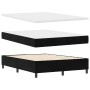 Cama Box Spring con colchón terciopelo negro 140x200 cm by , Beds and slatted bases - Ref: Foro24-3339772, Price: 502,86 €, D...