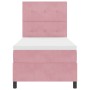 Cama Box Spring con colchón terciopelo rosa 90x190 cm | Foro24.es | Tu tienda online para hogar, jardín y más Foro24.es